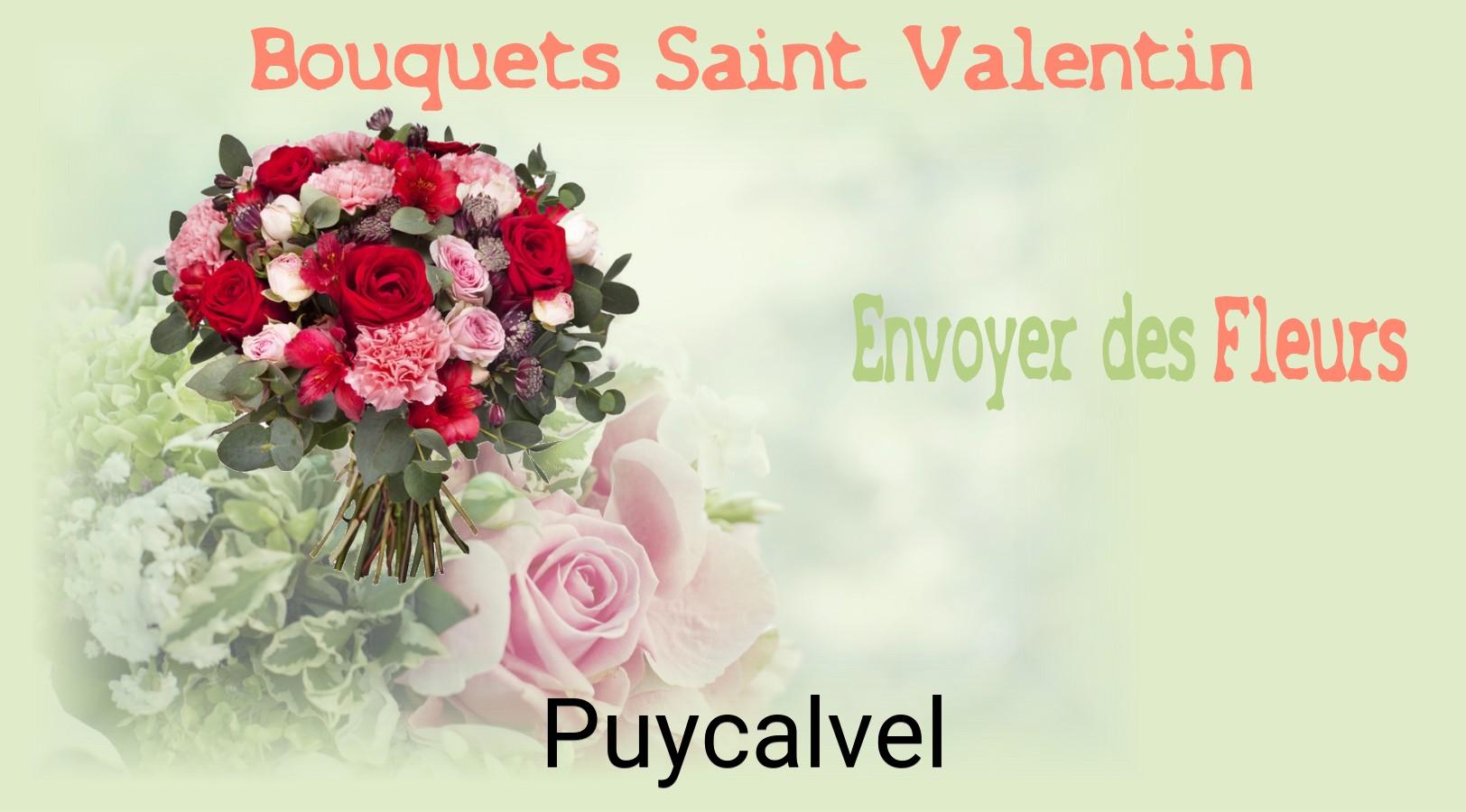 Roses de Saint-Valentin livrées à Puycalvel
